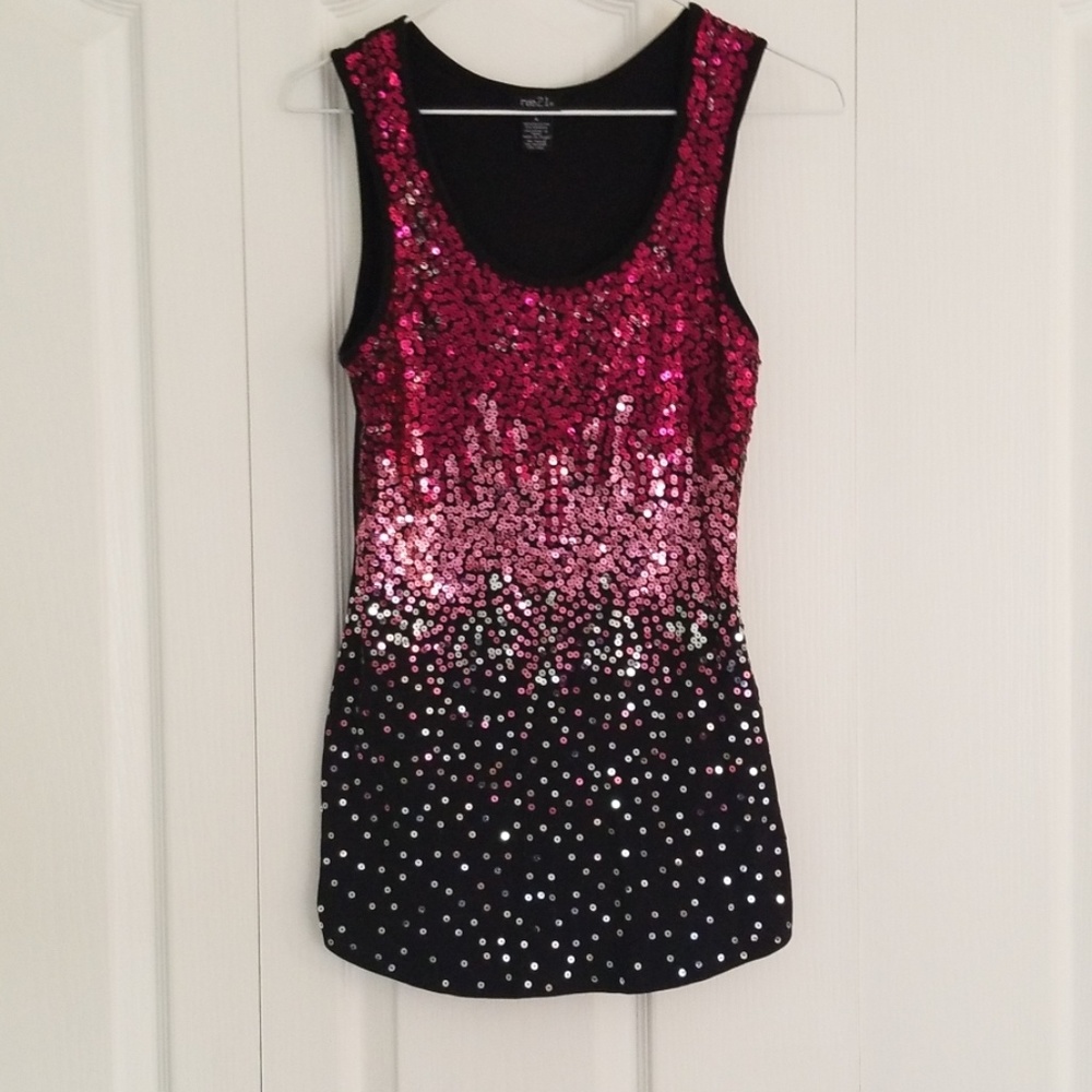 Sequined top from Rue 21.
